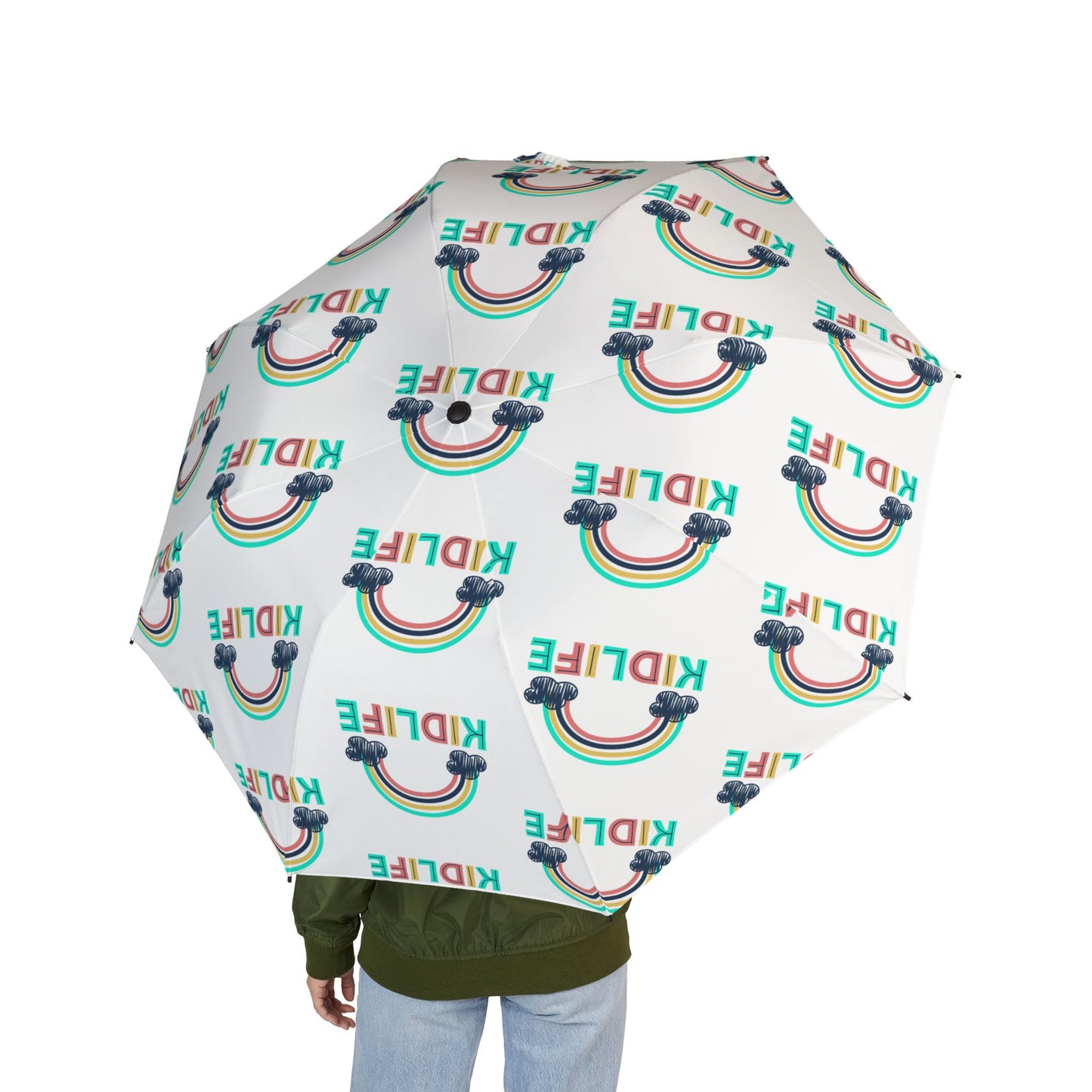 Colorful Kidlife Umbrella | Fun Foldable Umbrella for Kids | Ideal Gift for Rainy Days, Birthdays, and Outdoor Adventures