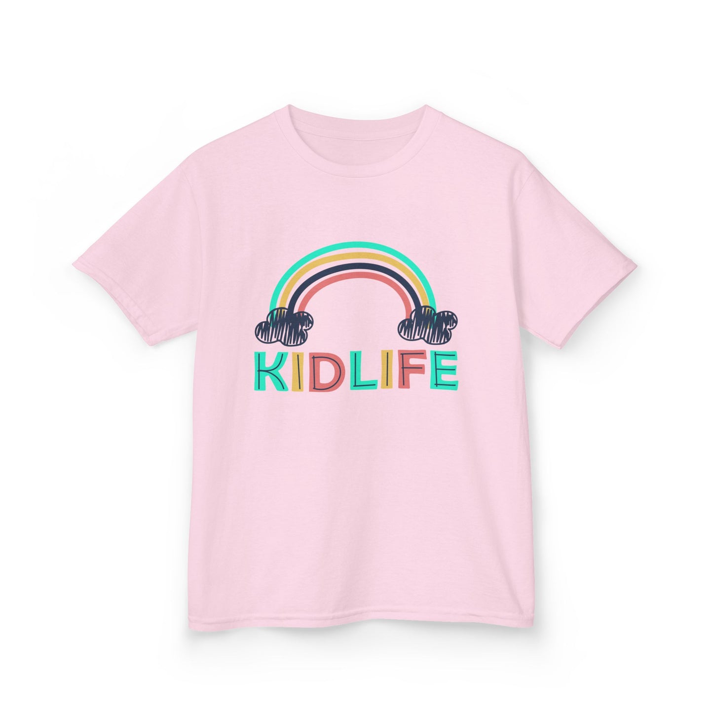Kidlife- Rainbow Kidlife Tee, Cute Kids Shirt, Playful Toddler T-Shirt, Fun Kids Apparel, Gift for Little Ones, Baby Shower Gift