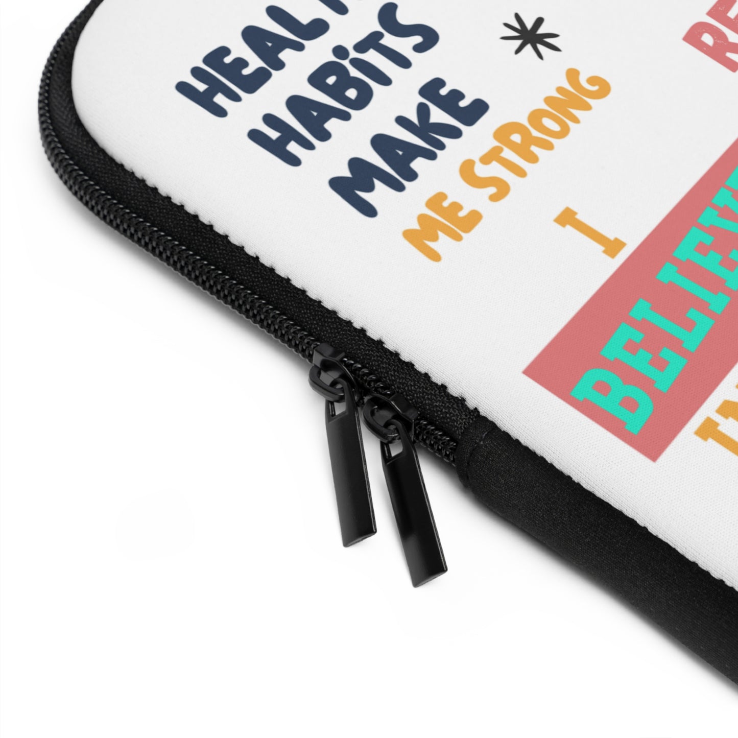 Laptop Sleeve - Kidlife Affirmation Collection - Motivational Quotes - Graduation Gift - Back to School