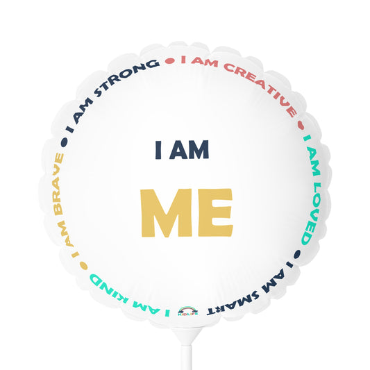 Kidlife Affirmation I AM ME Balloon personalization available