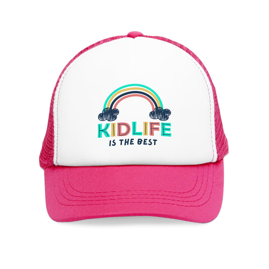 Kidlife Rainbow Mesh Cap, Cool Trucker Hat for Kids, Fun Fashion Accessory, Outdoor Adventure Gear, Perfect Gift for Birthdays
