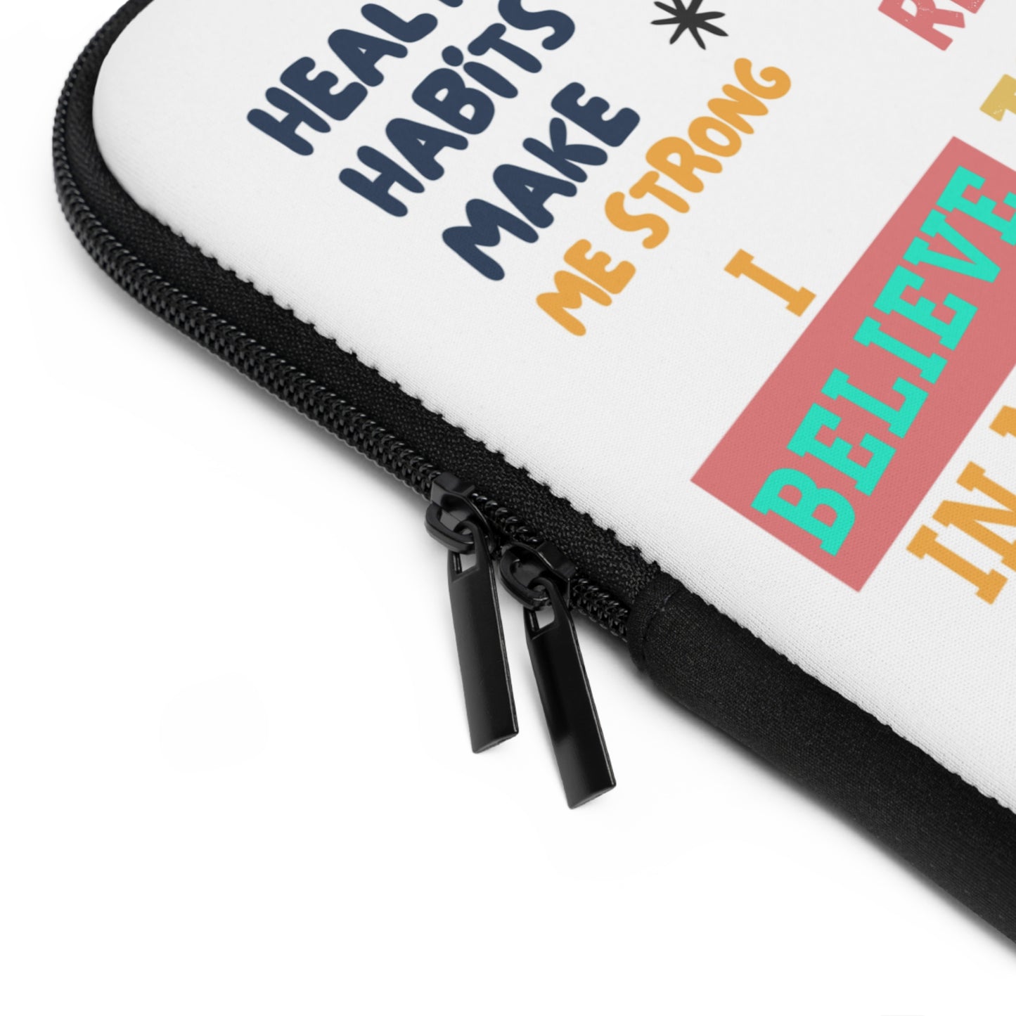 Laptop Sleeve - Kidlife Affirmation Collection - Motivational Quotes - Graduation Gift - Back to School