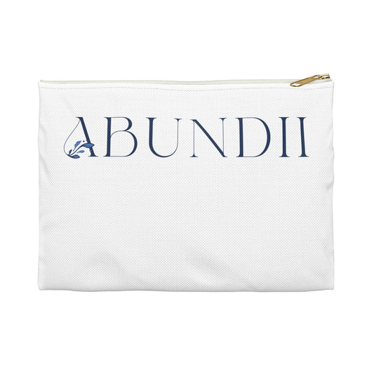 Abundii Elegant Accessory Pouch | Personalized Gift, Makeup Bag, Travel Organizer, Abundant Style, Custom Design