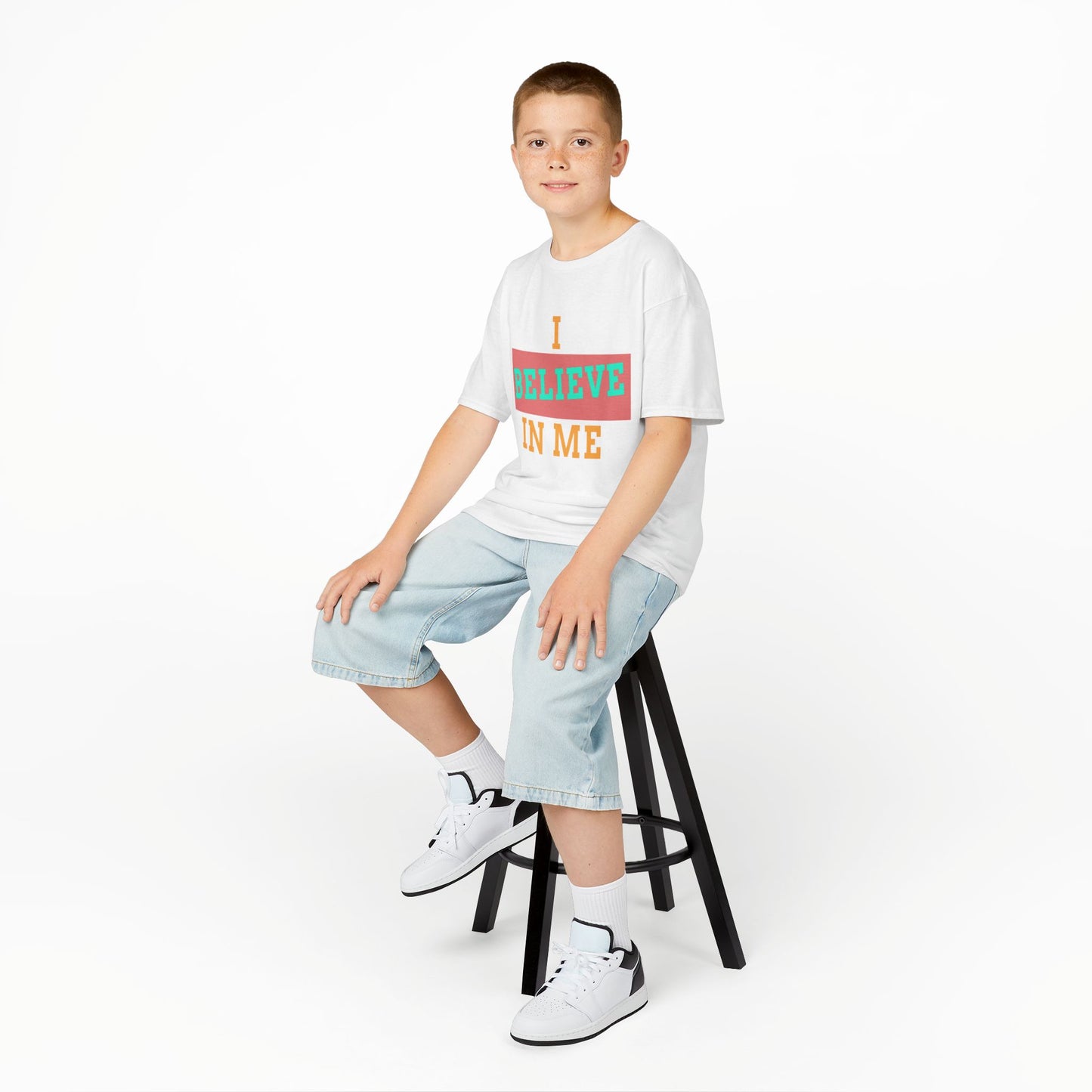 Kids Tee I believe in me Tshirt Kidlife Affirmation Collection