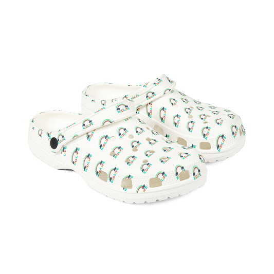 Kidlife logo Colorful EVA Foam Clogs - Women Size