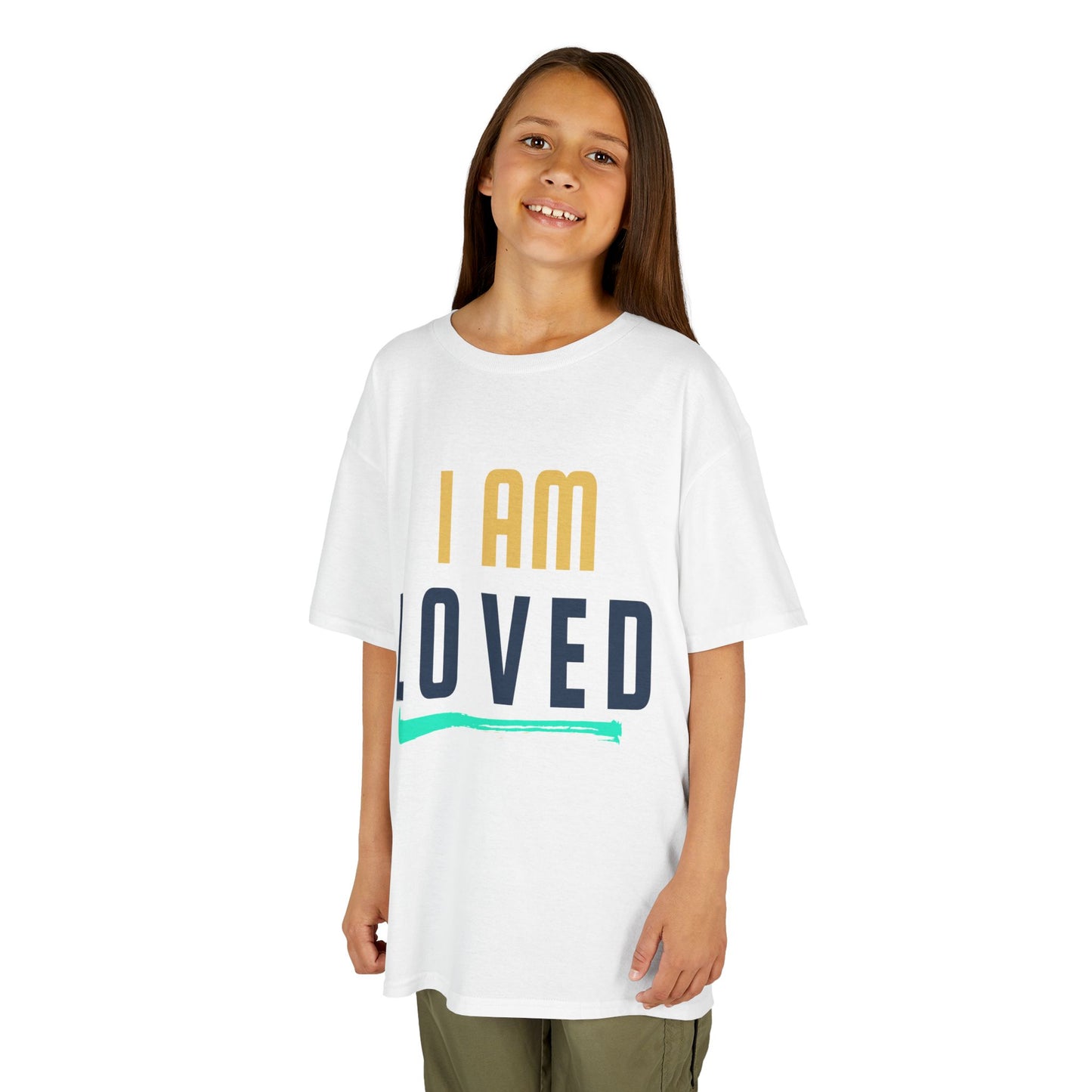 Kids Tee - I am Loved Kidlife Affirmation Collection T shirt