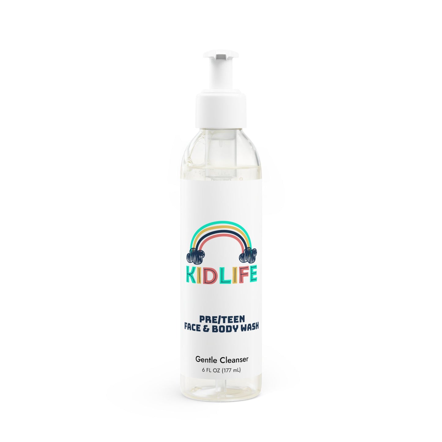 Kidlife Pre/Teen Face & Body Wash Gentle Face and Body Cleanser, 6oz