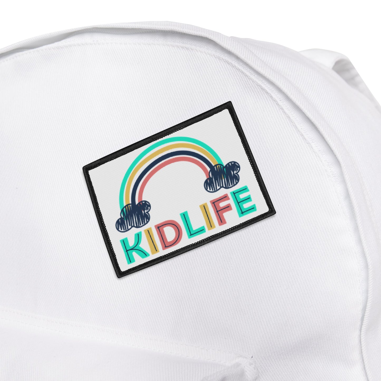 Colorful Kidlife Iron-On Patches for Jackets, Backpacks, DIY Projects, Fun Personalization, Gift Idea for Kids