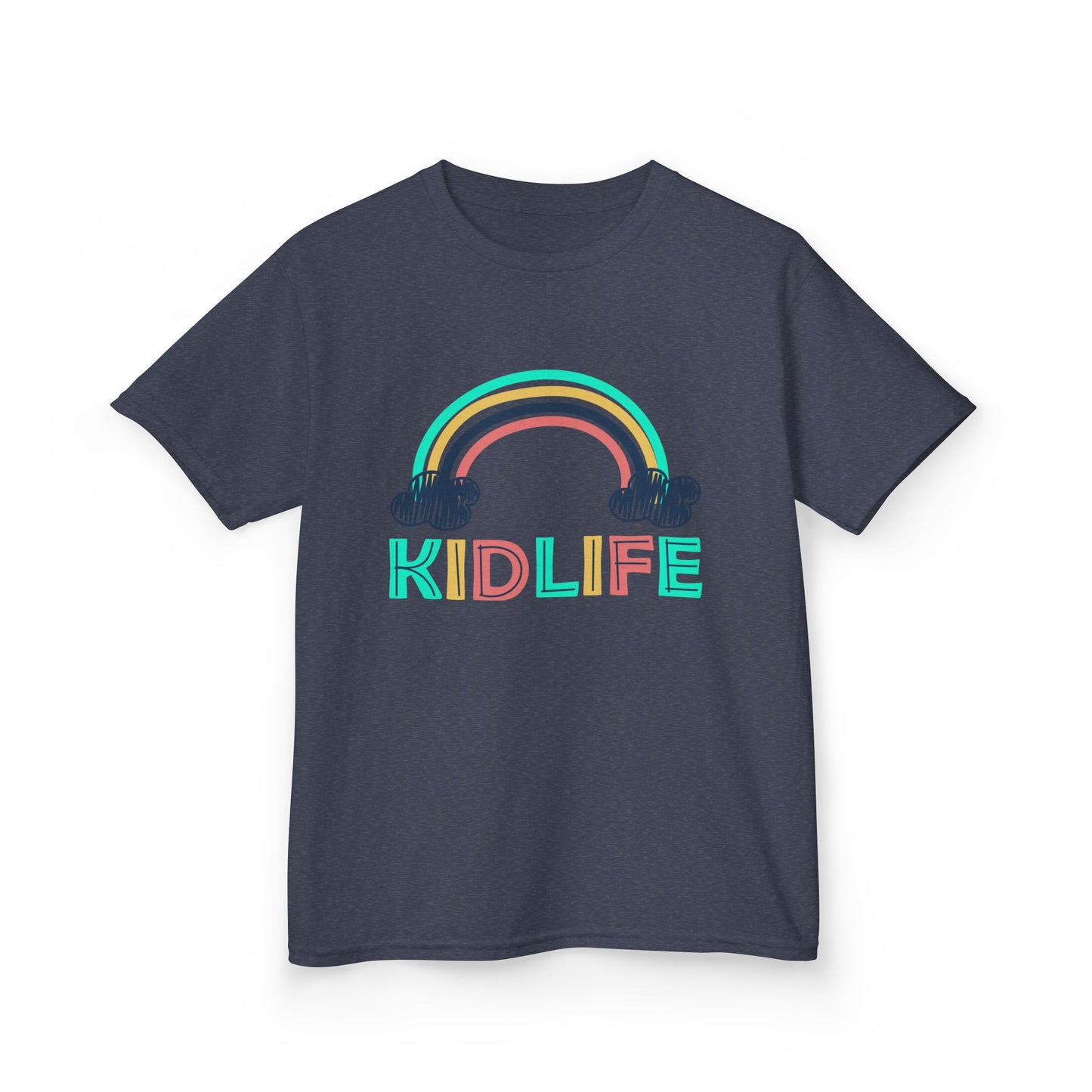 Kidlife- Rainbow Kidlife Tee, Cute Kids Shirt, Playful Toddler T-Shirt, Fun Kids Apparel, Gift for Little Ones, Baby Shower Gift