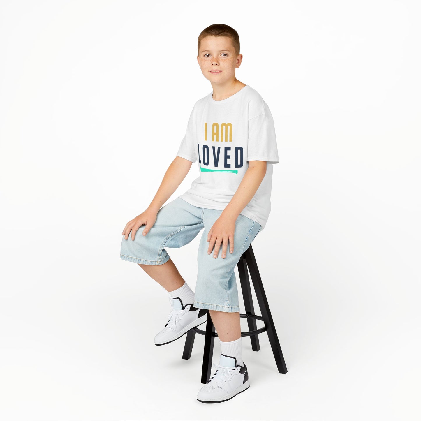 Kids Tee - I am Loved Kidlife Affirmation Collection T shirt