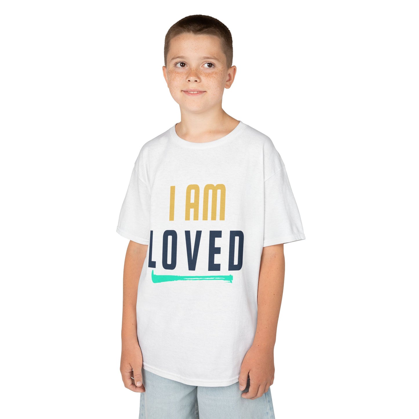 Kids Tee - I am Loved Kidlife Affirmation Collection T shirt