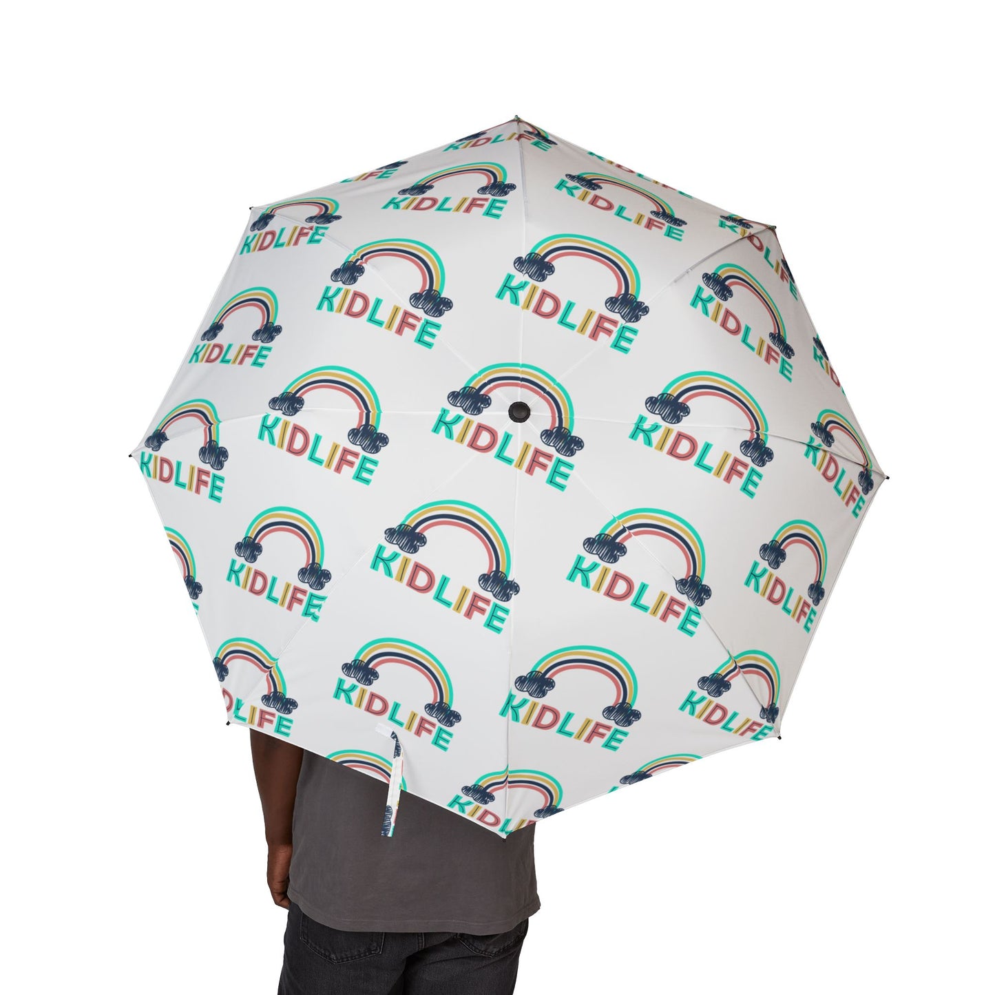 Colorful Kidlife Umbrella | Fun Foldable Umbrella for Kids | Ideal Gift for Rainy Days, Birthdays, and Outdoor Adventures