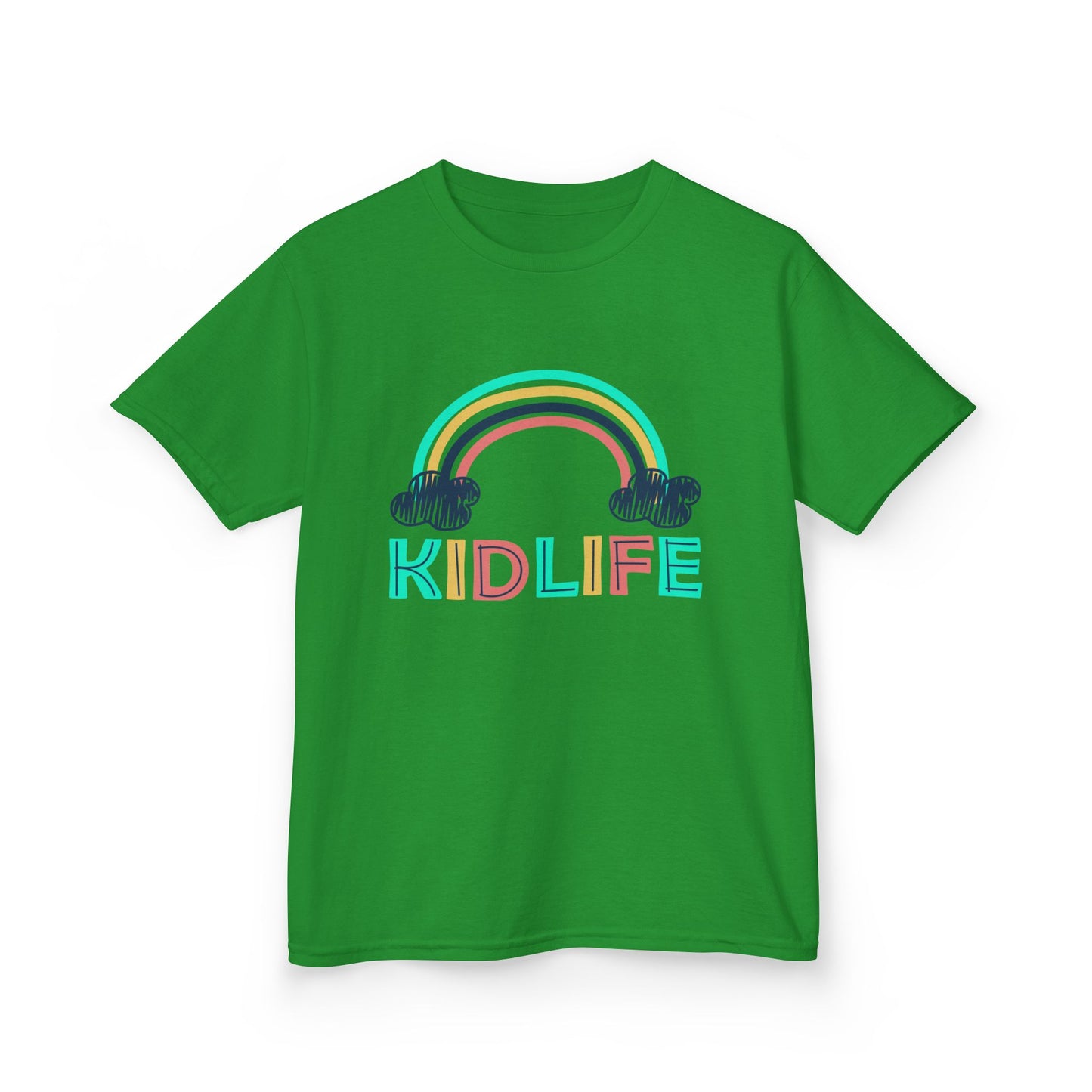 Kidlife- Rainbow Kidlife Tee, Cute Kids Shirt, Playful Toddler T-Shirt, Fun Kids Apparel, Gift for Little Ones, Baby Shower Gift