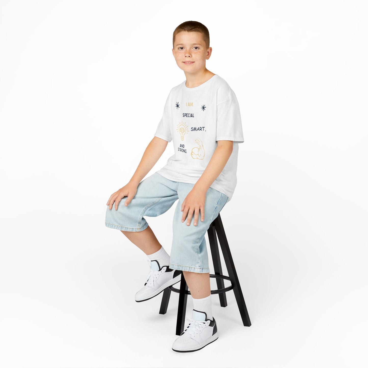 Kids Tee I am special, smart, and strong Kidlife Affirmation Collection T shirt
