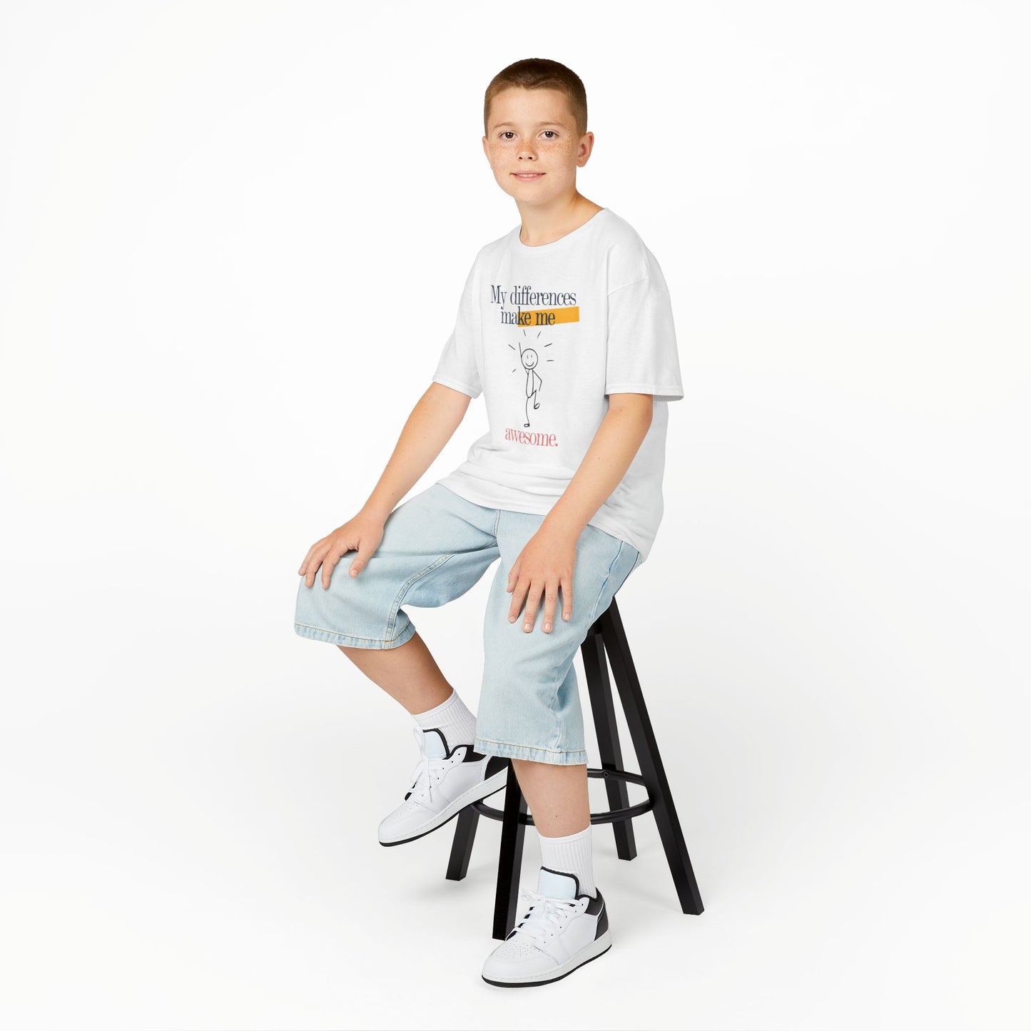 Kids Tee My Differences make me awesome Kidlife Affirmation Collection T shirt