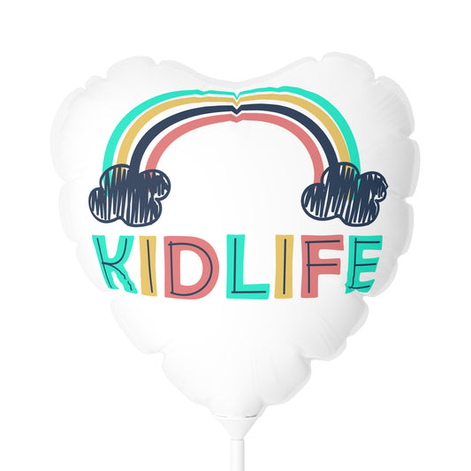 Heart-Shaped Rainbow Balloon | Kidlife Party Decor, Birthday Balloons, Celebration Decorations, Kids Event Supplies, Fun Atmosphere