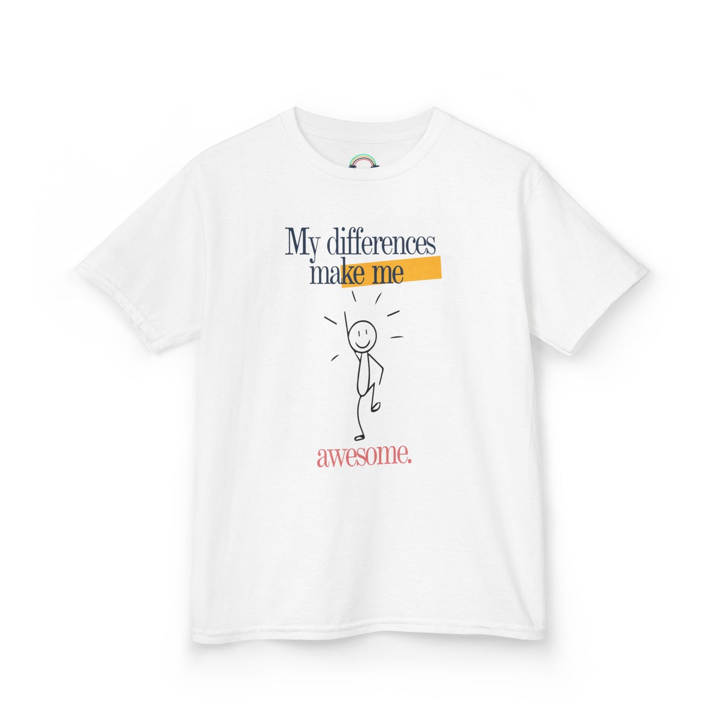 Kids Tee My Differences make me awesome Kidlife Affirmation Collection T shirt
