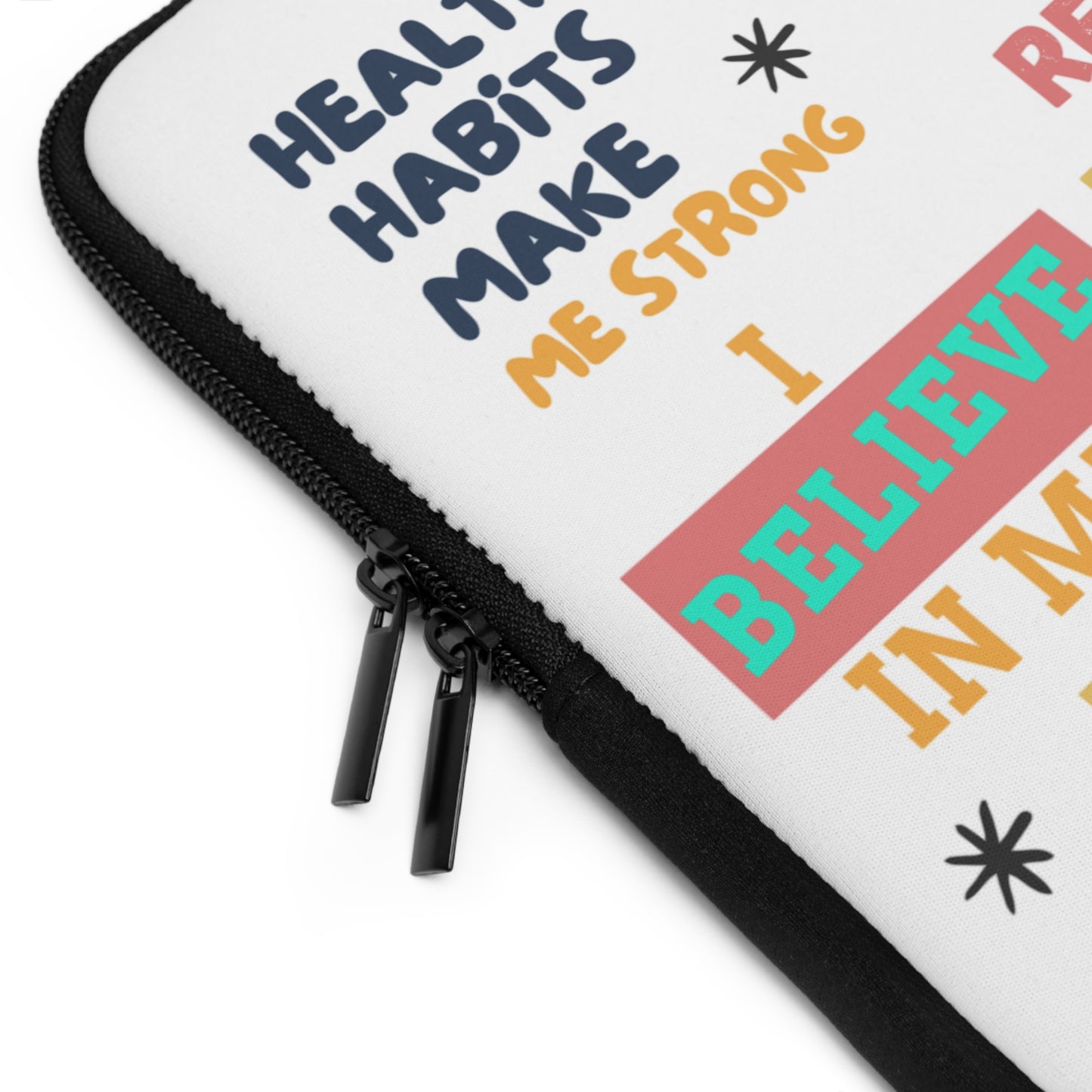 Laptop Sleeve - Kidlife Affirmation Collection - Motivational Quotes - Graduation Gift - Back to School
