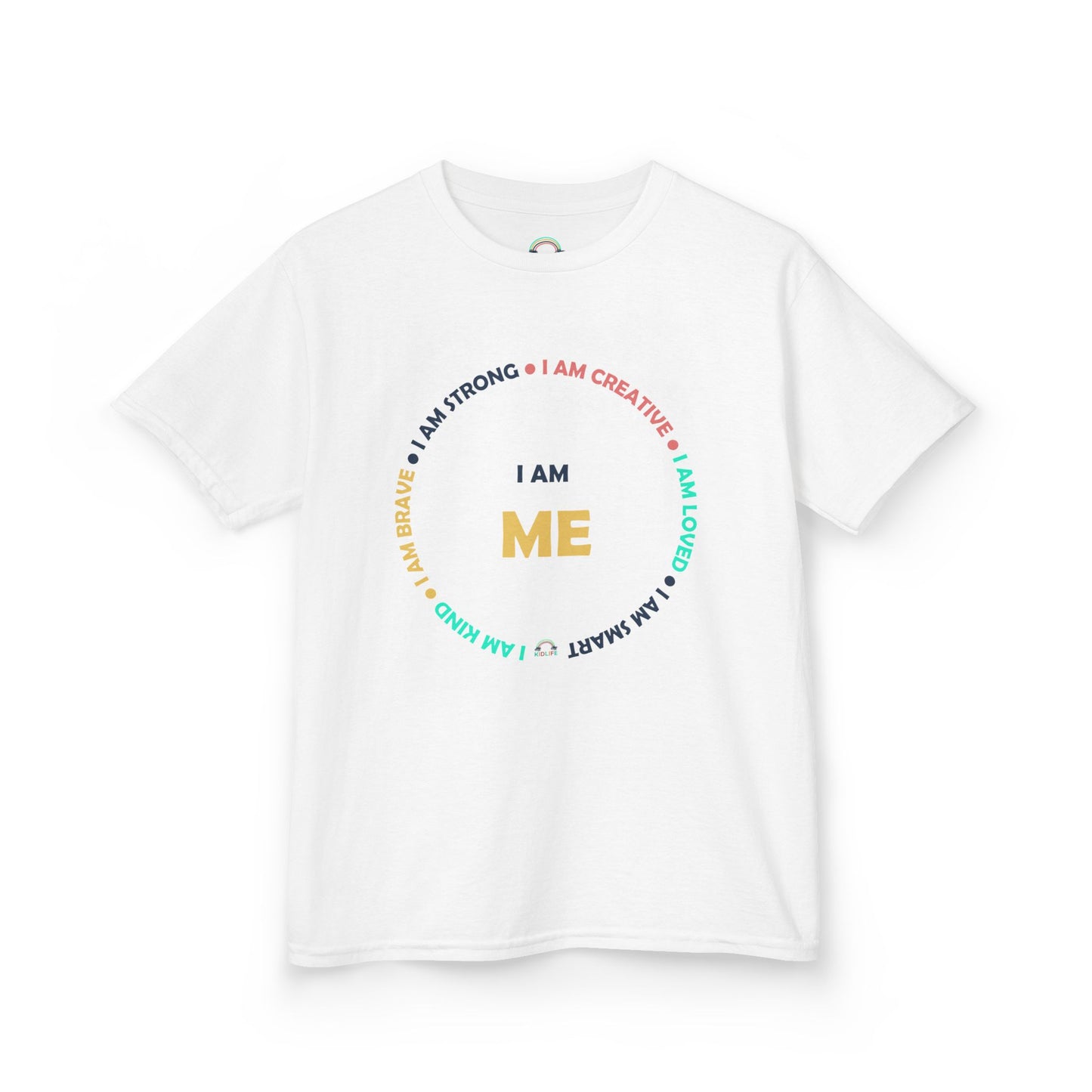 Kids Tee - Kidlife AFFIRMATION I AM ME Personalizion Available |