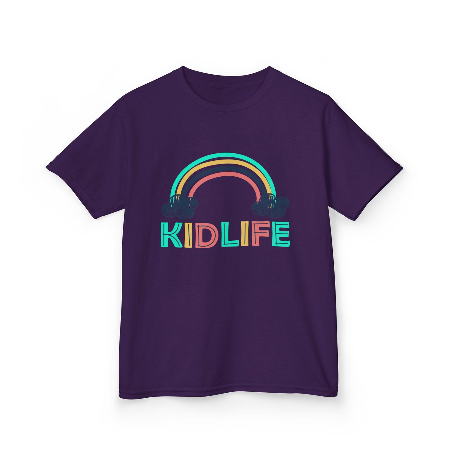 Kidlife- Rainbow Kidlife Tee, Cute Kids Shirt, Playful Toddler T-Shirt, Fun Kids Apparel, Gift for Little Ones, Baby Shower Gift