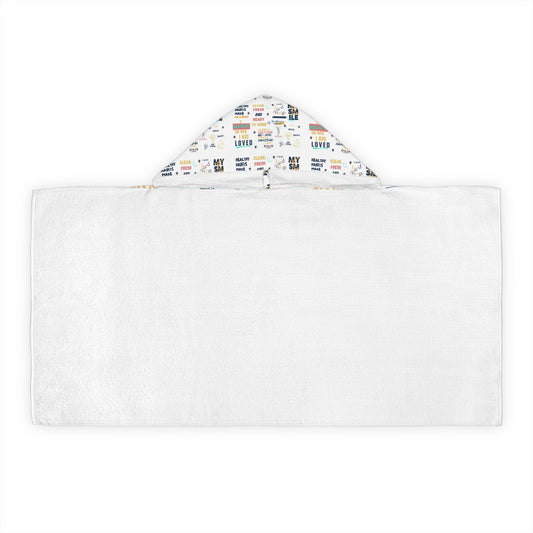 Youth Hooded Towel Kidlife Affirmation Collection Quotes Design