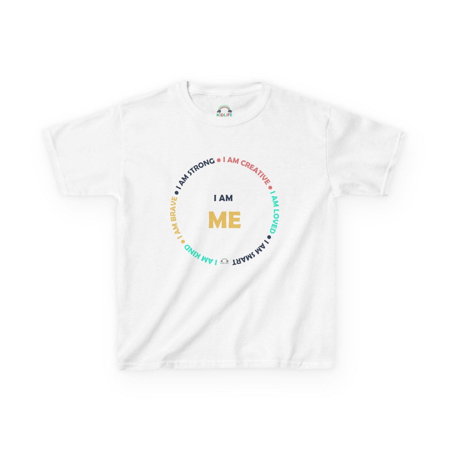 Kids Tee - Kidlife AFFIRMATION I AM ME Personalizion Available |