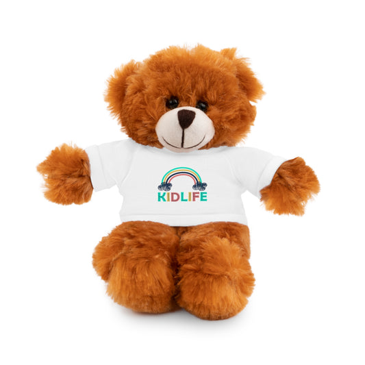 KidLife Stuffed Animal with T-Shirt | Adorable Plush Bear | Perfect Gift for Kids, Birthdays, Baby Showers, Holidays, Nursery Decor