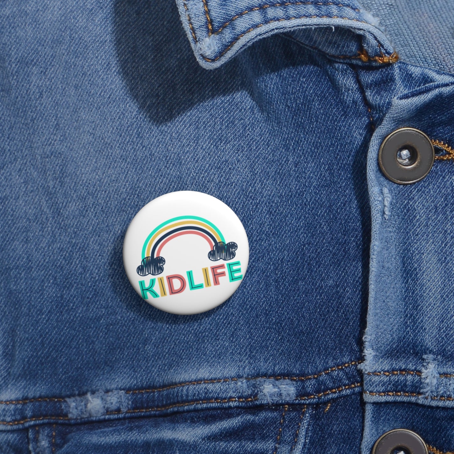 Kidlife Pin Buttons, Fun Kids' Accessories, Rainbow Badges, Party Favors, School Supplies, Gifts for Kids