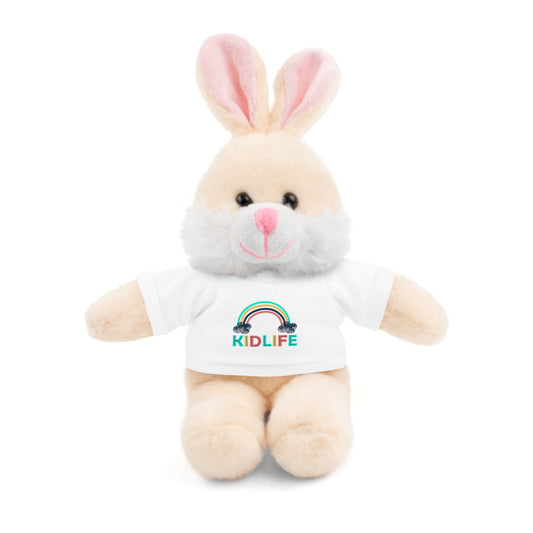 KidLife Stuffed Animal with T-Shirt | Adorable Plush Bear | Perfect Gift for Kids, Birthdays, Baby Showers, Holidays, Nursery Decor
