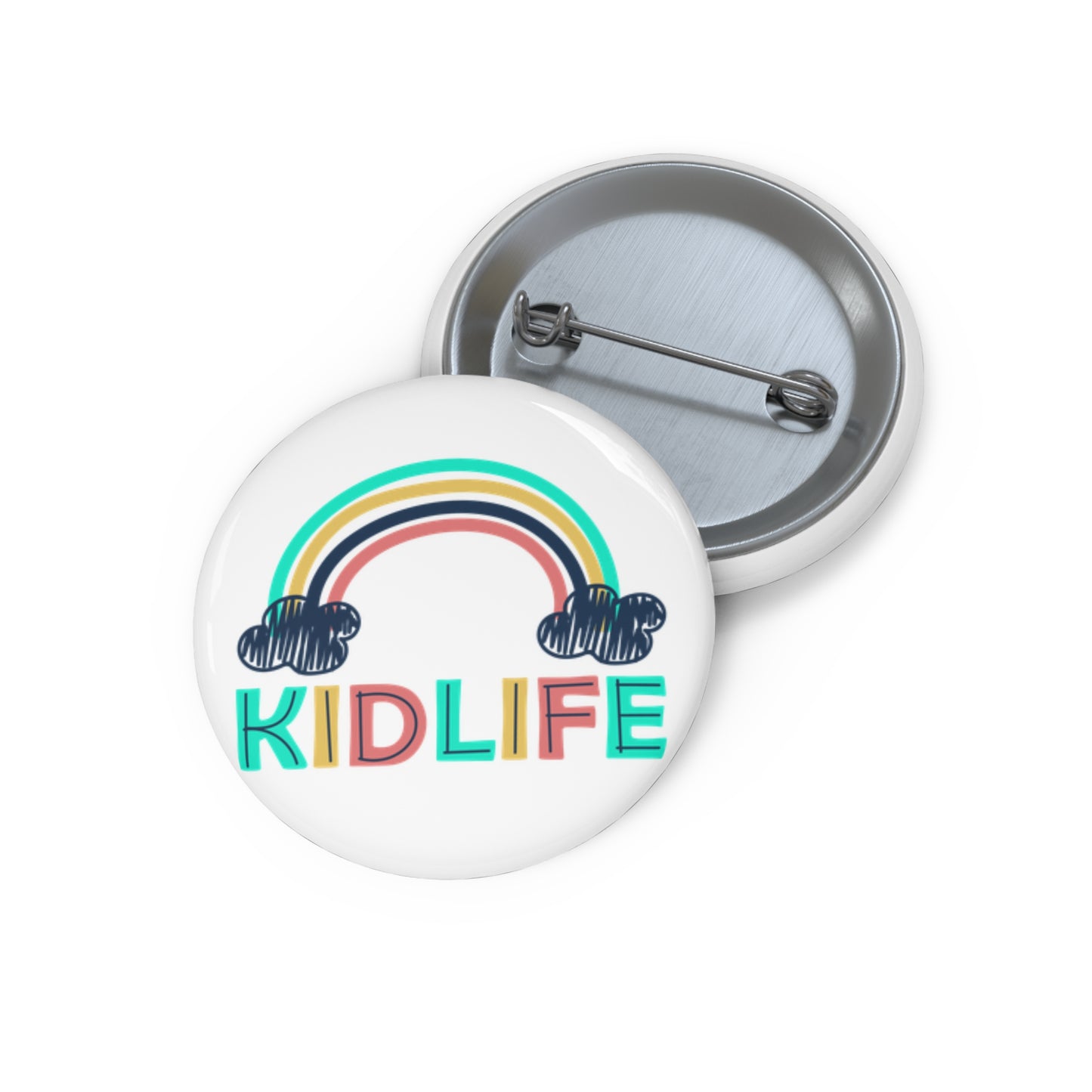 Kidlife Pin Buttons, Fun Kids' Accessories, Rainbow Badges, Party Favors, School Supplies, Gifts for Kids