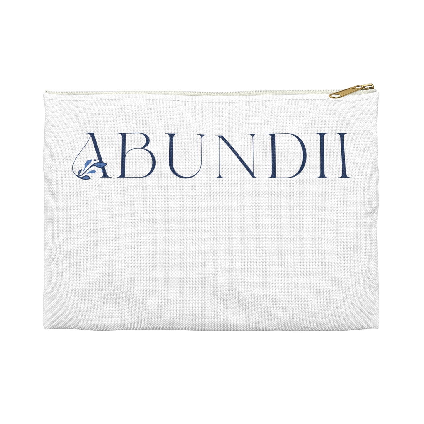 Abundii Elegant Accessory Pouch | Personalized Gift, Makeup Bag, Travel Organizer, Abundant Style, Custom Design