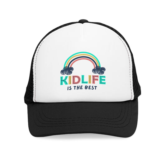 Kidlife Rainbow Mesh Cap, Cool Trucker Hat for Kids, Fun Fashion Accessory, Outdoor Adventure Gear, Perfect Gift for Birthdays
