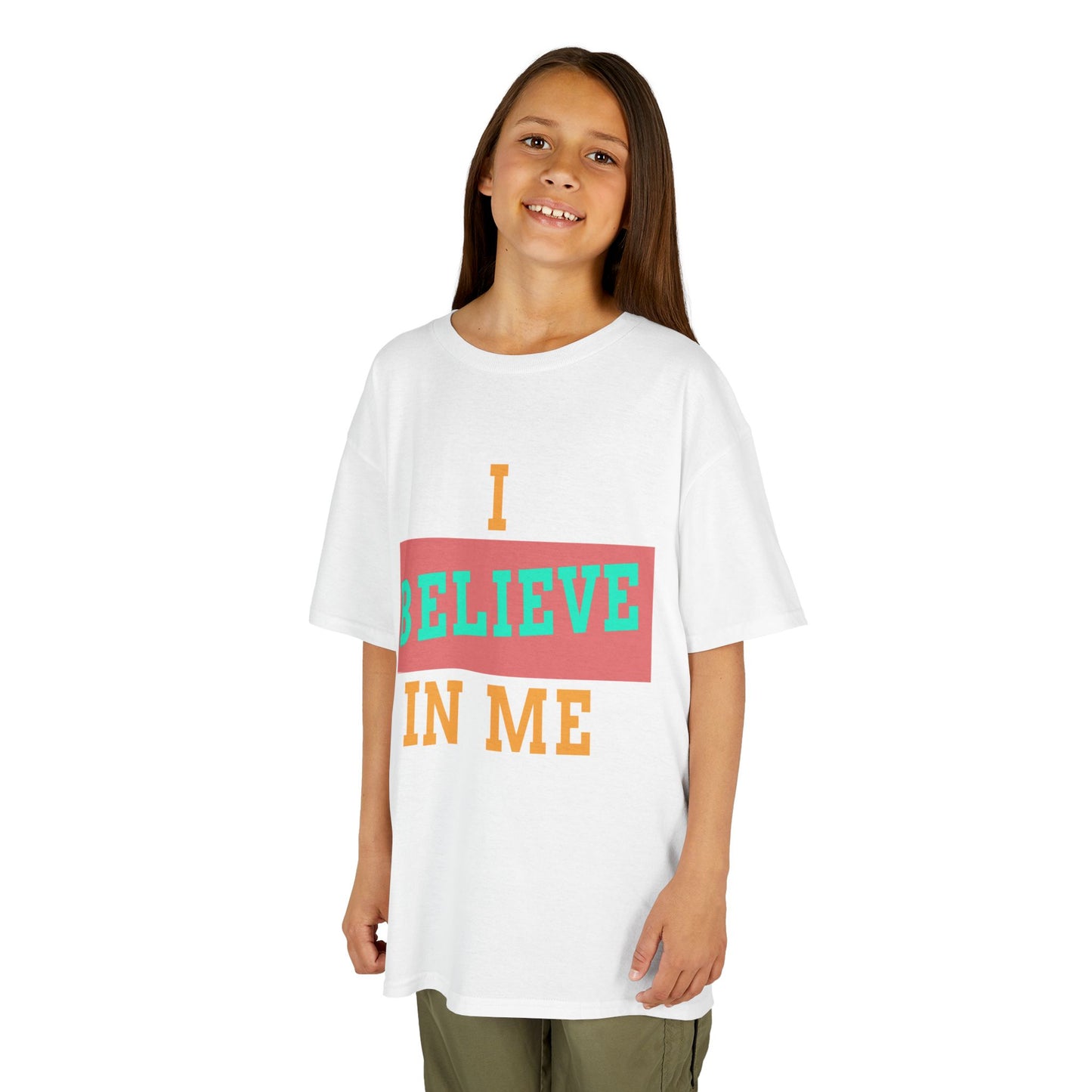 Kids Tee I believe in me Tshirt Kidlife Affirmation Collection