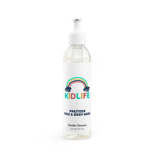 Kidlife Pre/Teen Face & Body Wash Gentle Face and Body Cleanser, 6oz
