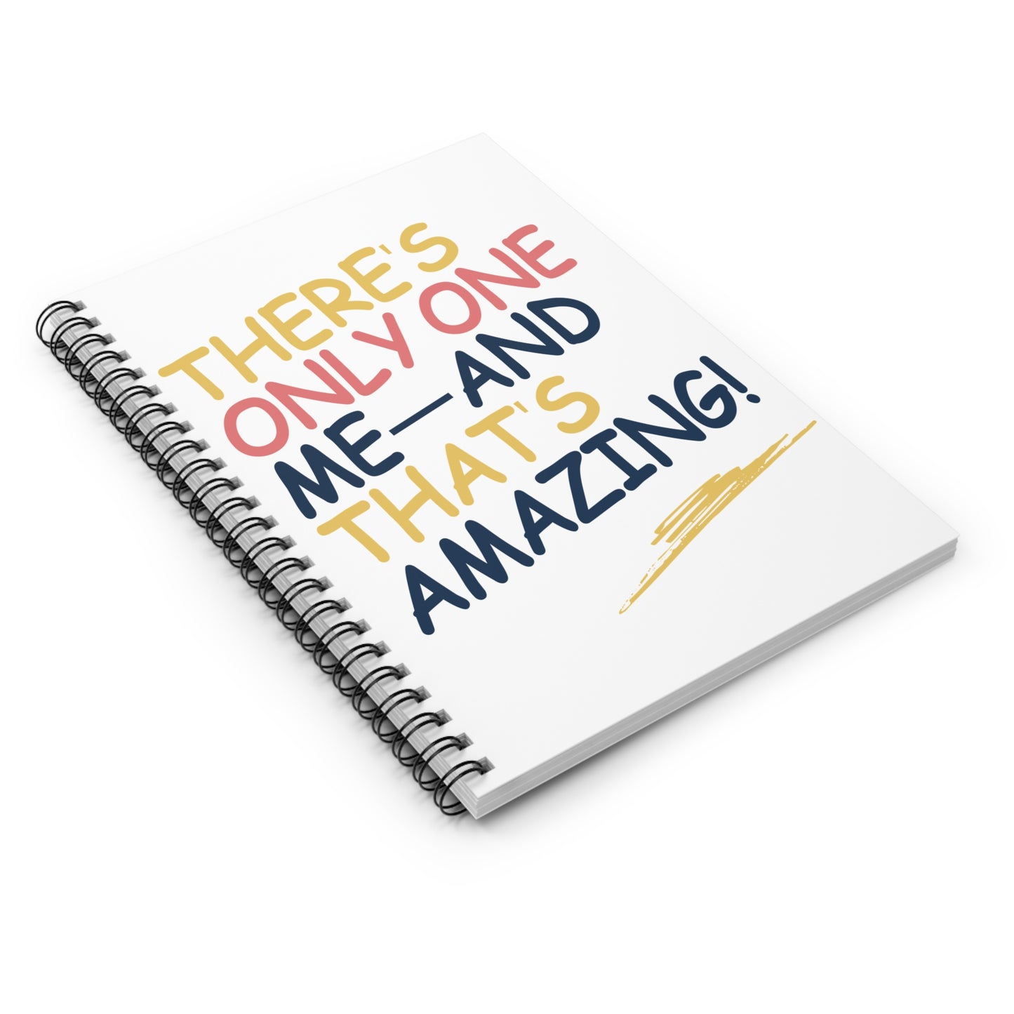 Inspirational Spiral Notebook - Self-Love Quote, Journaling, School Supplies, Gift for Friends, Positive Affirmation