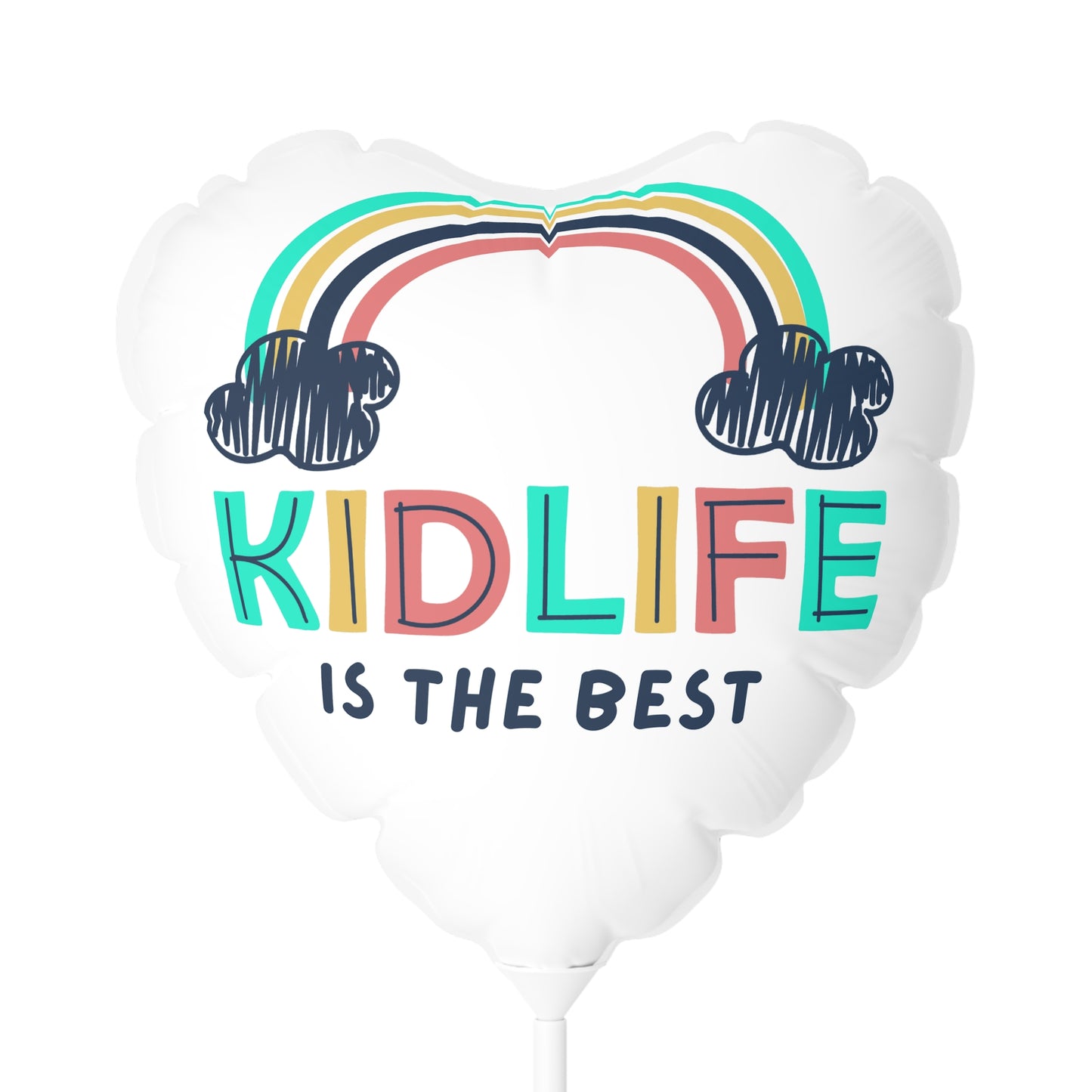 Copy of Copy of Heart-Shaped Rainbow Balloon | Kidlife Party Decor, Birthday Balloons, Celebration Decorations, Kids Event Supplies, Fun Atmosphere