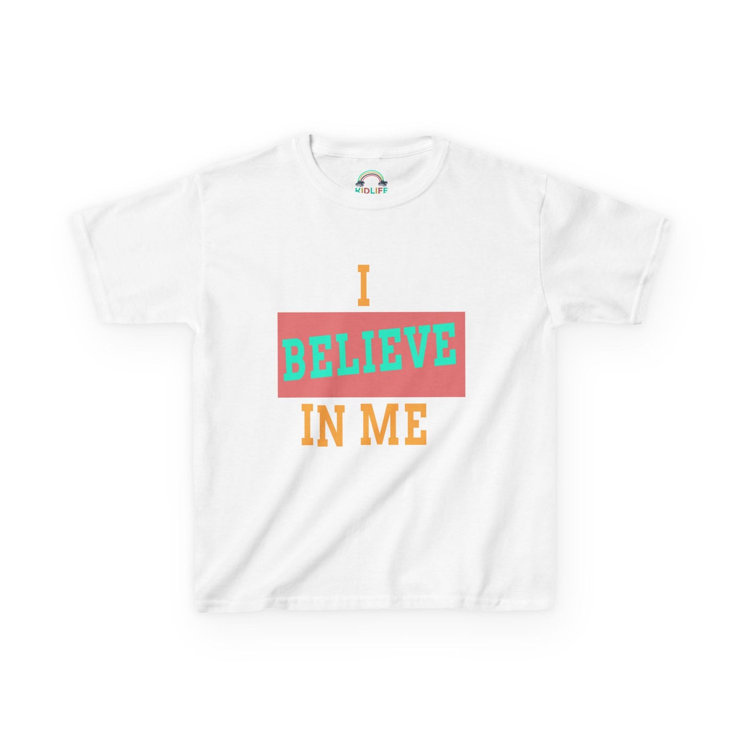 Kids Tee I believe in me Tshirt Kidlife Affirmation Collection