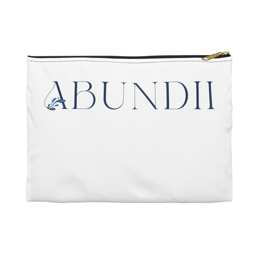Abundii Elegant Accessory Pouch | Personalized Gift, Makeup Bag, Travel Organizer, Abundant Style, Custom Design