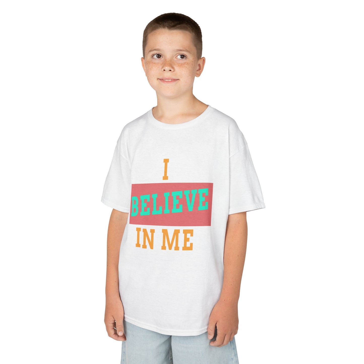 Kids Tee I believe in me Tshirt Kidlife Affirmation Collection