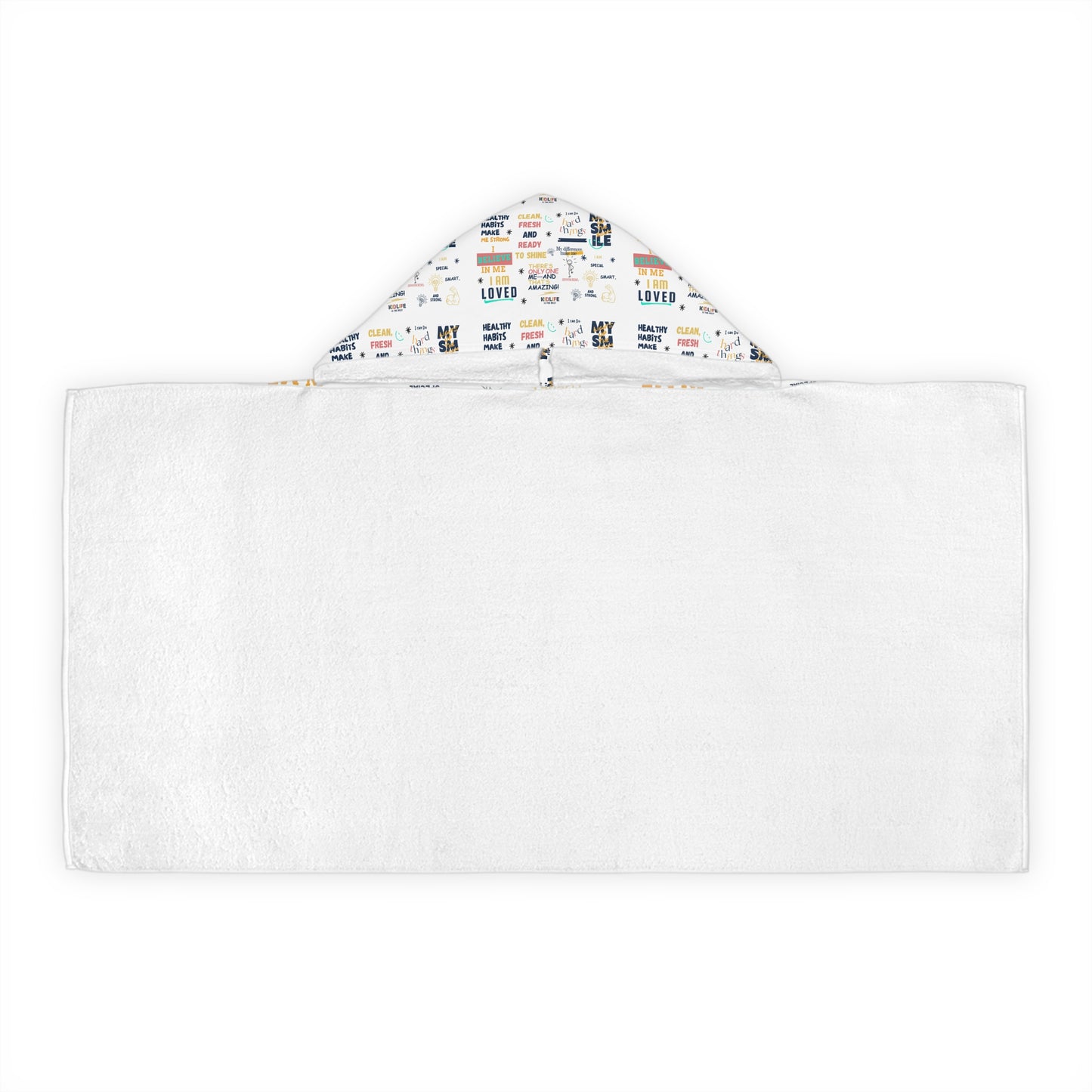 Youth Hooded Towel Kidlife Affirmation Collection  Quotes Design
