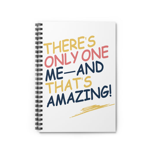 Inspirational Spiral Notebook - Self-Love Quote, Journaling, School Supplies, Gift for Friends, Positive Affirmation