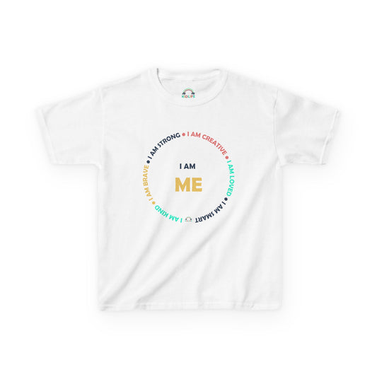 Kids Tee - Kidlife AFFIRMATION I AM ME Personalizion Available |