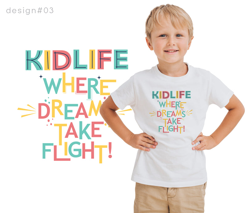 Kidlife WHERE DREAMS TAKE FLIGHT TSHIRT