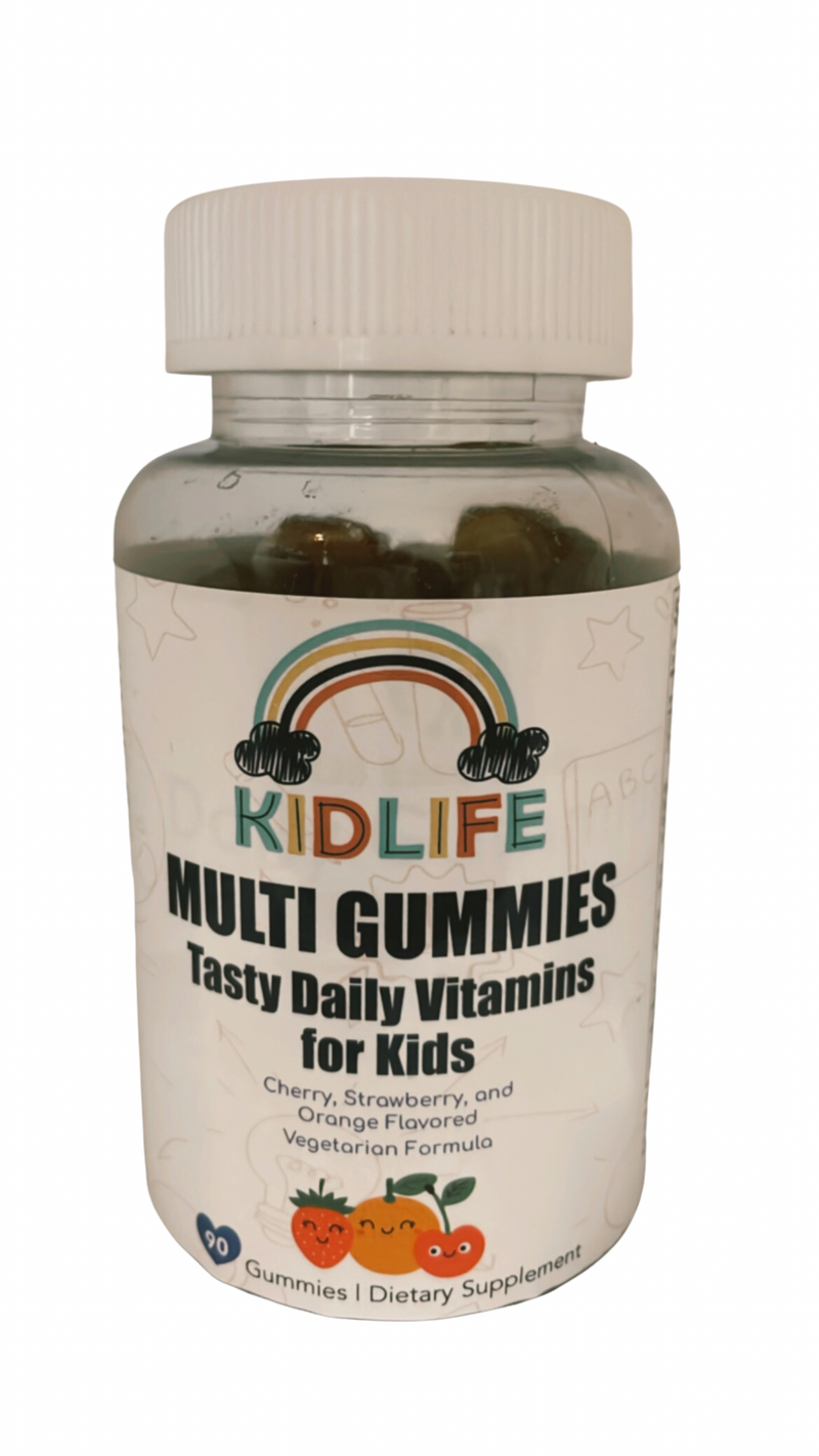 KIDLIFE BY KJ3 Essentials Daily Gummies- Vitamins for Kids 90 Count Vegan. Immune Support.- | KJ3 Essentials