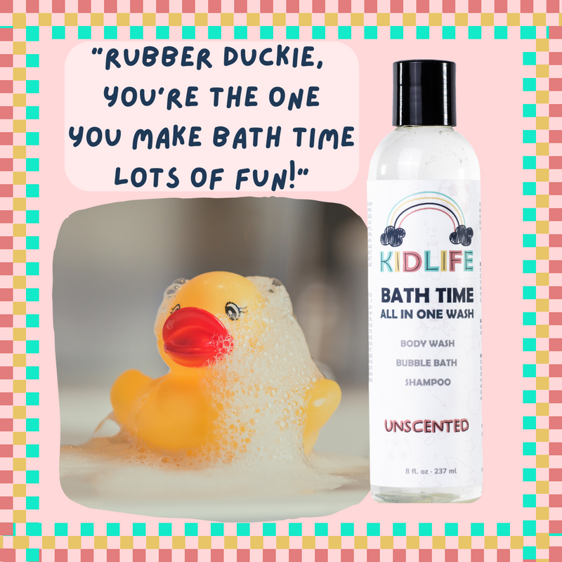 KIDLIFE NATURAL BATH TIME 3 IN 1  ALOE & SHEA BODY WASH, BUBBLE BATH AND SHAMPOO- CITRUS SCENT CLEAN ALL NATURAL SOAP FOR KIDS