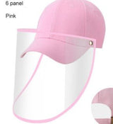 Baseball Cap Eye Facial Protective Detachable Adjustable Hat - KJ3 Essentials